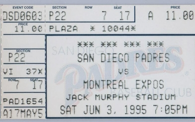 Pedro Martinez Near Perfect Game June 3, 1995