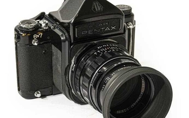 Pentax 6x7 Camera no.4060451 with Asahi Takumar f2.8 90mm...