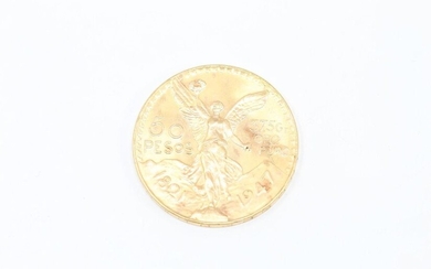 50 pesos gold coin