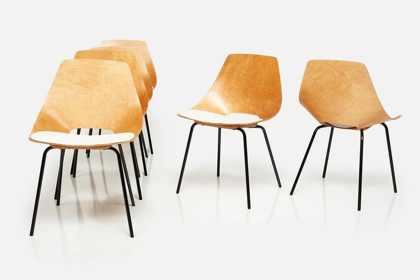 Pierre Guariche, 'Tonneau' Chairs (6)