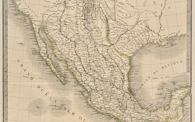 Pierre Lappie 1842-1860 Map Of Texas