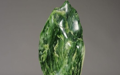 Pierre de lettré en jade nephrite - nephrite jade - China - Qing Dynasty (1644-1911)