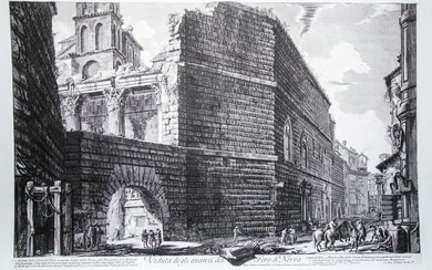 Piranesi G.B. The Forum of Augustus; Year 1757
