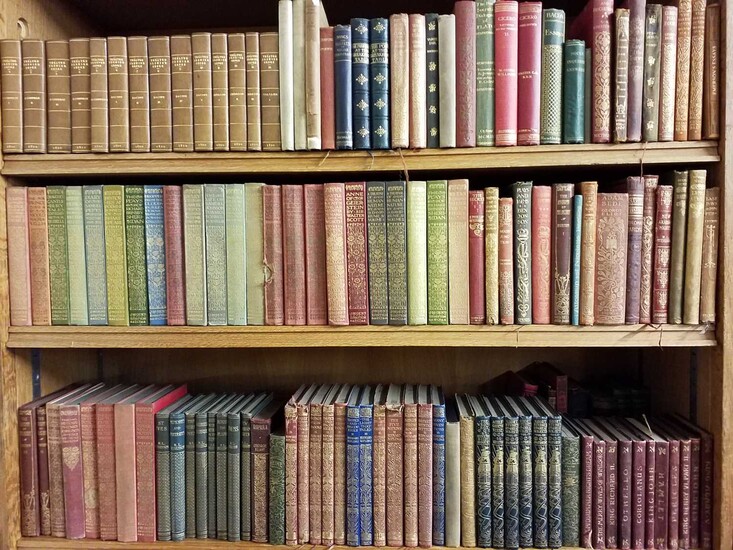 Pocket Editions. A collection of approximately 135 volumes of late 19th & early 20th-century pocket edition literature