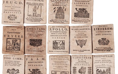 [Popular literature. Almanacs]. Collection of 15 almanac supplements, all Dutch,...