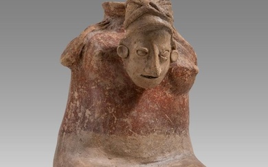 Pre-Columbian - Jalisco Seated Female Figure - Ex Kirk Douglas Collection. Figure