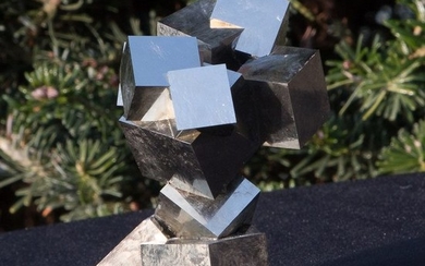 Pyrite cluster - 11×8×6 cm - 496 g