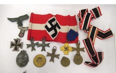 Quantity of German Third Reich badges, medals and medallions...