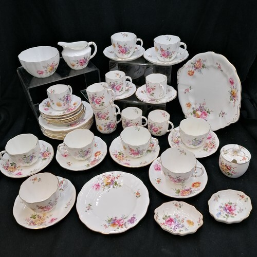 Quantity of Royal Crown Derby Posies pattern matched tea and...