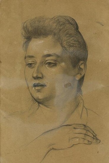 RAMÃ“N MARTÃ ALSINA (1826 / 1894) "Portrait of a