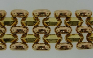 RETRO 18k Yellow Gold & Rose Gold Bracelet