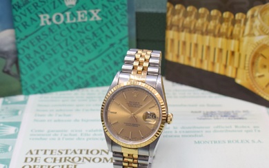 ROLEX gents wristwatch Oyster Perpetual Datejust reference 16233...