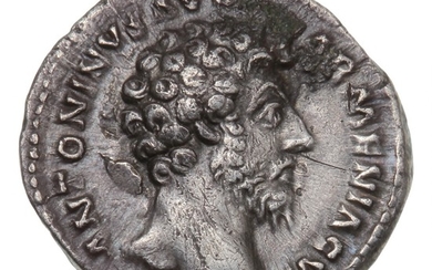 Roman Empire, Marcus Aurelius, 161–180 AD, Denarius, Rom, P M TR P XIX IMP II COS III, 2.92 g, RIC 91