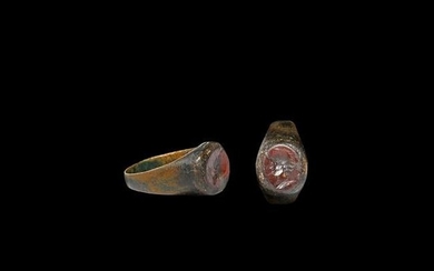 Roman Ring with Portrait Gemstone