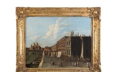 SCHOOL OF CANALETTO, 18TH CENTURY A View on the Grand Canal...