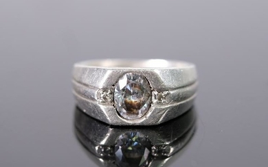Sai Krishna Sterling Silver & Diamond Ring