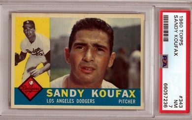 Sandy Koufax 1960 Topps Baseball