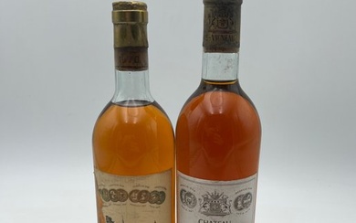 Sauternes: 1973 Château Rayne Vigneau & 1970 Chateau Cantegril - Barsac, Sauternes - 2 Bottles (0.75L)