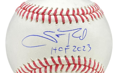 Scott Rolen Signed OML Baseball Inscribed "HOF 2023" (Beckett)