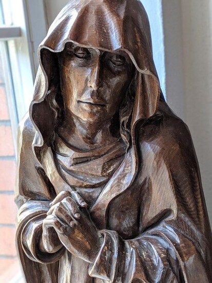 Sculpture, Virgin of Calvary bust - 62 cm - Wood - 18th / 19th century