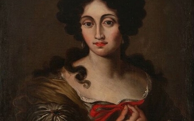 Scuola francese del XVIII secolo - Ritratto di Ortensia Mancini duchessa de La Meilleraye