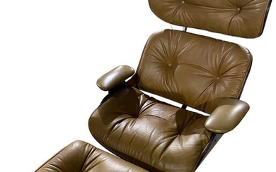 Selig Eames Style Chair & Ottoman