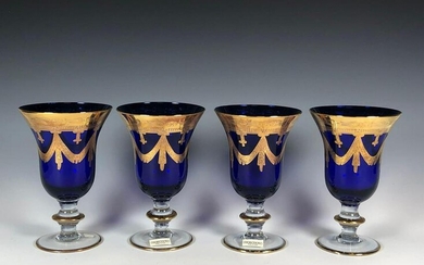 Set of Four Horchow Wine Goblets
