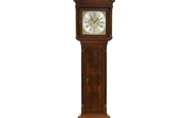 Southern Chippendale Walnut Tall Case Clock