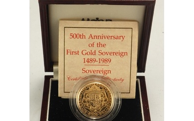 Sovereign 1989 Proof FDC boxed as issued (scarce)
