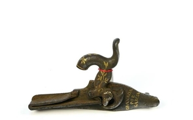 Spanish miquelet-lock sporting gun left lock