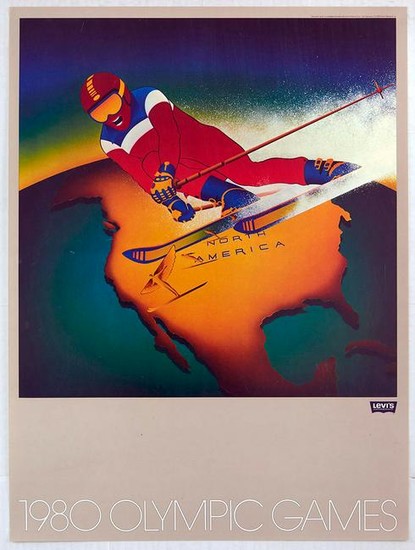 Sport Poster Levi's Moscow 1980 Olympics North America