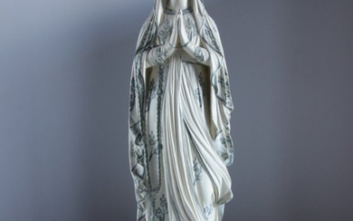 Statue, OLV van Lourdes - 52 cm - Plaster
