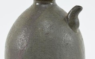 Stoneware ewer. Korea. Koryo period. 14th century. Dark