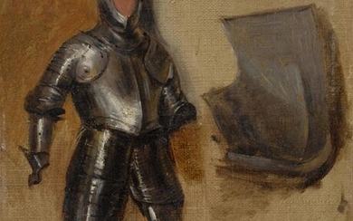 Study of a sixteenth-century half suit of armor, Richard Parkes Bonington