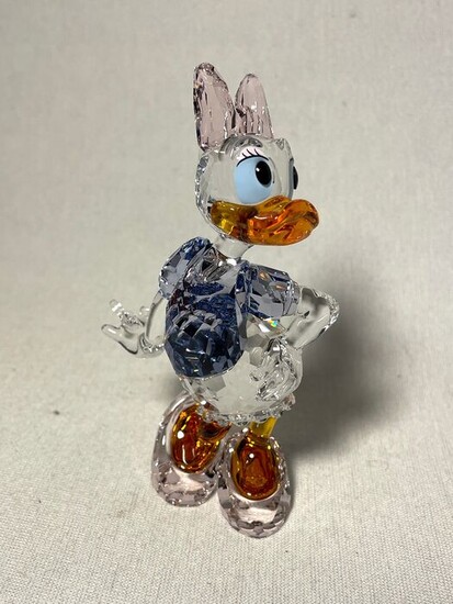 Swarovski - Disney - Daisy Duck - Colored Edition - 5115334 - Boxed (1) - Crystal