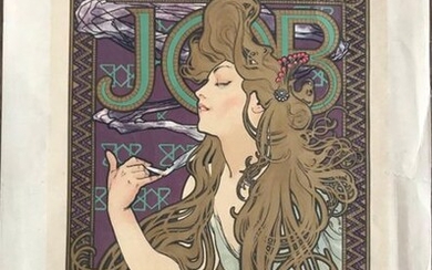 THE MASTERS OF THE JOB POSTER, Mucha, plate...