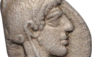 THESSALY. Pharsalos. AR Obol, ca. 450-400 B.C. VERY FINE.