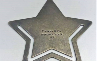 TIFFANY & CO Sterling Silver .925 Star Book Marker