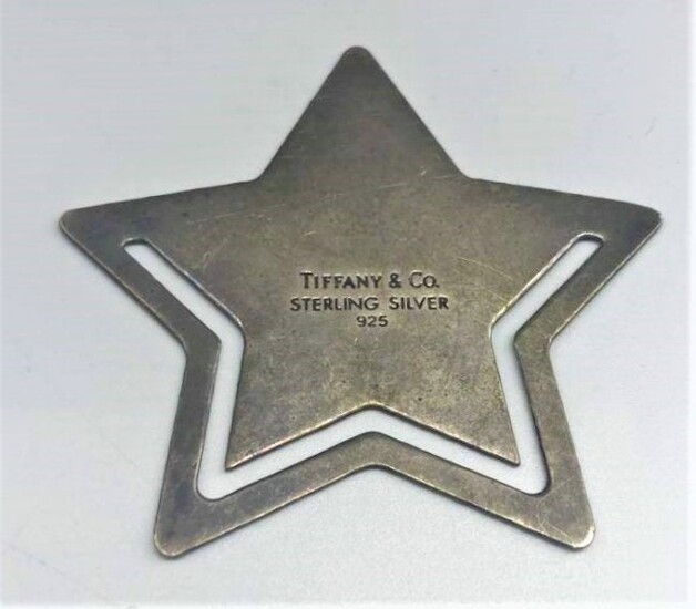 TIFFANY & CO Sterling Silver .925 Star Book Marker