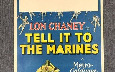 Tell It To The Marines - Lon Chaney (1926) US Window