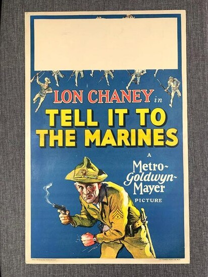 Tell It To The Marines - Lon Chaney (1926) US Window