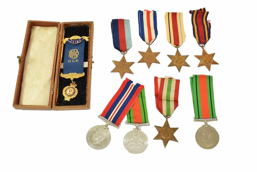Eight Second World War Single Medals