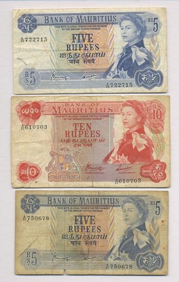Three Mauritius Notes