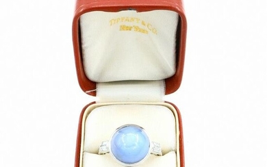 Tiffany Platinum & Star Sapphire Ring