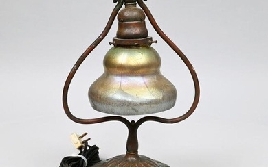 Tiffany Studios New York Bronze Table Lamp