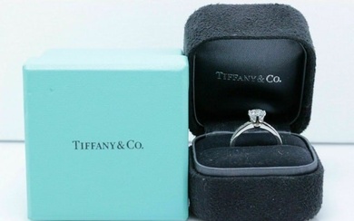 Tiffany & Co Platinum Diamond Engagement Ring Bead Set 1.27 Tcw F VVS2 $25,800