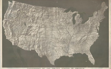 "Topography of the United States of America", Yaggy, Levi W.