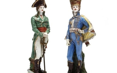 Two Continental Porcelain Figurines