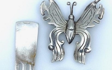 Two Sterling Brooches and a Tiffany Divot Repair