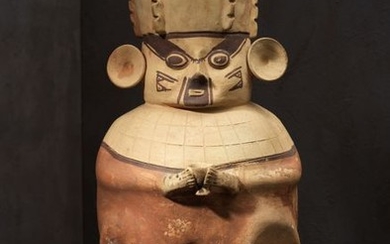 Urne funéraire anthropomorphe Elle représente… Calendrier Art Précolombien - Art d’Asie - Nouvelle… Lot n° 43